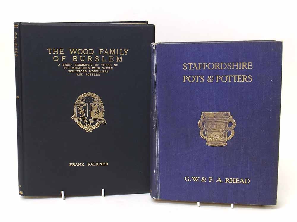 The Wood Family of Burslem limited edition and Staffordshire Pots & Potters, two volumes in total.