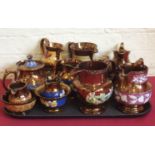 15 pcs various Welsh Lustre Condition report: see terms and conditions