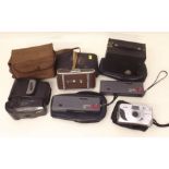 Welta brown cased camera, Brownie box camera and 4 others Condition report: see terms and