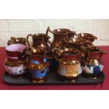 11 pcs of various Welsh Lustre Condition report: see terms and conditions