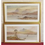 W.H. Earp. Pair of Wake Side watercolours Condition report: see terms and conditions