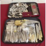 Mixed electro-plated flatware Condition report: see terms and conditions