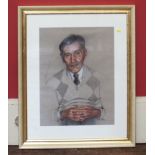 John Paskin 20th century - 'Billy Large' - pastel Condition report: see terms and conditions