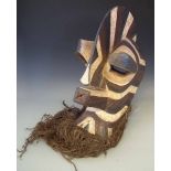 Large Songye Kifwebe mask, 62cm high All lots in this Tribal and African Art Sale are sold subject