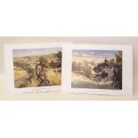 Two signed John McCombs prints, unframed (2). Condition report: see terms and conditions