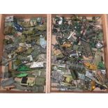 Qty of Dinky, Matchbox, Corgi and other military vehicles and guns Condition report: see terms and