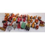 31 Corgi, Britains, Dinky tractors and trailers etc Condition report: see terms and conditions