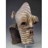 Songye kifwebe mask 55cm high All lots in this Tribal and African Art Sale are sold subject to V.A.