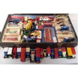 Case of boxed and unboxed Lledo, matchbox and Days Gone By Condition report: see terms and