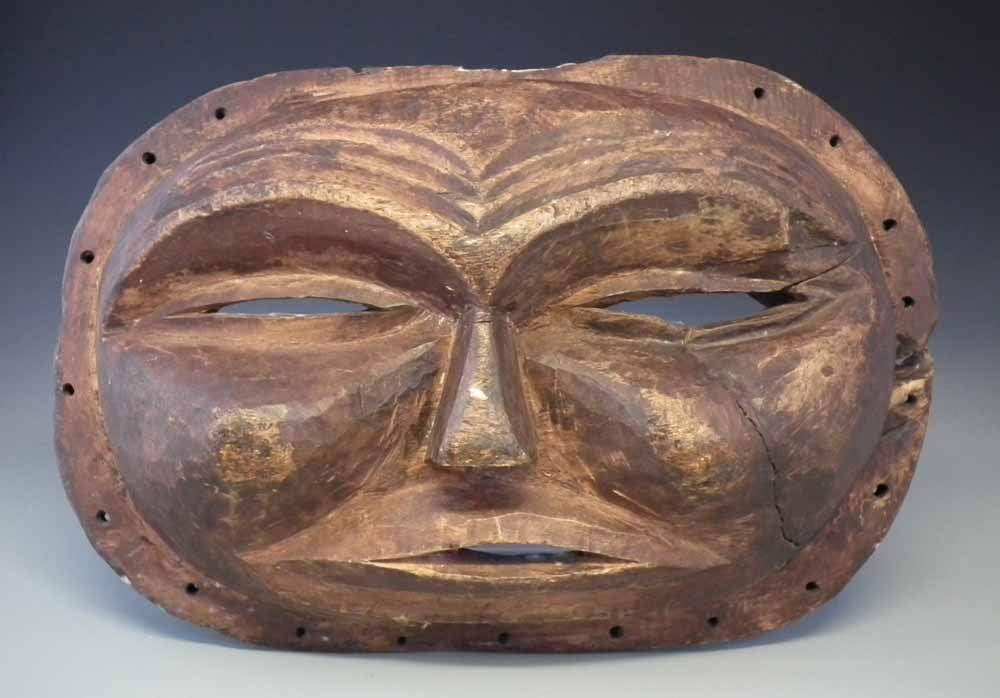 Large Mbunda mask, 66cm wide All lots in this Tribal and African Art Sale are sold subject to V.A.T.