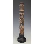Dogon standing figure with abstract mask head, 30cm high All lots in this Tribal and African Art