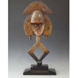 Kota Obamba Reliquary figure, 58cm high excluding base All lots in this Tribal and African Art