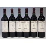 Chateau Marquis De Terme Margaux 1998 (six bottles). Condition report: see terms and conditions