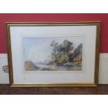 Watercolour by Ivan Taylor 'The Quiet Stream'. Condition report: see terms and conditions