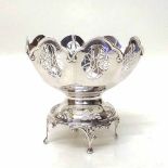 Birmingham silver pierced dish. Condition report: see terms and conditions
