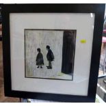 Shirley Dean - Two Figures after L.S. Lowry Condition report: see terms and conditions