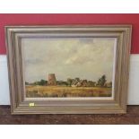 Oil painting by Ivan Taylor 'Old Mill at Croxton, near Eccleshall'. Condition report: see terms