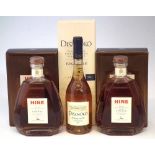 Hine Rare Fine Champagne Cognac VSOP 2 bottles in card boxes, also Disznoko Tokaji Aszu S Puttony OS