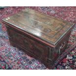 Painted Indian box. Condition report: see terms and conditions