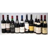 Eleven red wines to include Louis Jadot Pernand-Vergelesses 2003 (two bottles), Cote De Beaune-