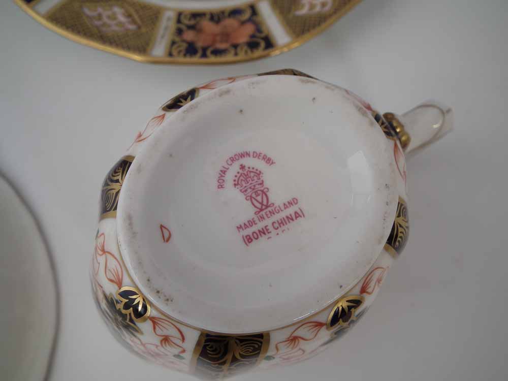 Royal Crown Derby tea service, decorated with imari 1128 pattern, comprising of six cups, saucers - Image 4 of 4