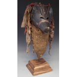 Chokwe Ngulu pig mask, 30cm long All lots in this Tribal and African Art Sale are sold subject to
