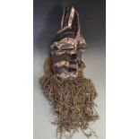 Songye Kifwebe mask 36cm high excluding beard. All lots in this Tribal and African Art Sale are sold