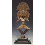 Kota reliquary figure, 55cm high All lots in this Tribal and African Art Sale are sold subject to