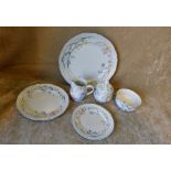 A Villeroy & Boch " Riviera" Part Service comprising milk jug, lidded sugar bowl, 6 x bowls,