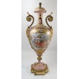 A Continental vase,