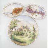 Two Royal Worcester oval dishes,