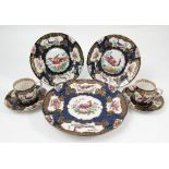 A group of early 20th century Booths china, to include two coffee cans, two saucers,