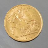 A 1914 half sovereign