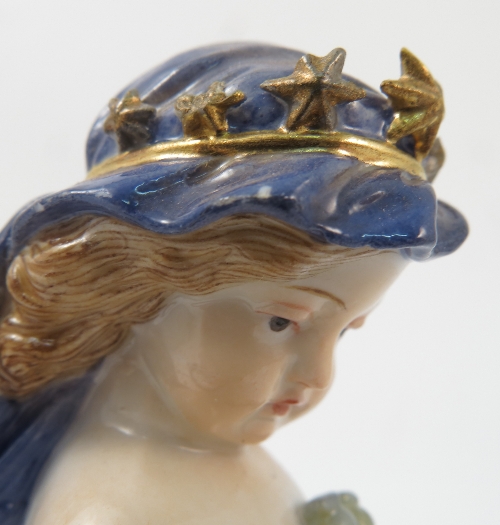 A Meissen porcelain figure, emblematic of night, - Image 6 of 7