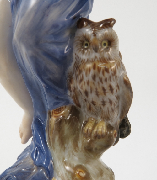 A Meissen porcelain figure, emblematic of night, - Image 3 of 7