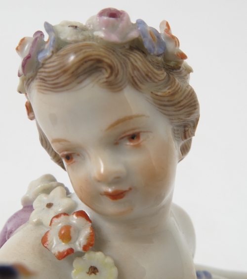 A 20th century Meissen figure, emblematic of a season, - Image 12 of 14