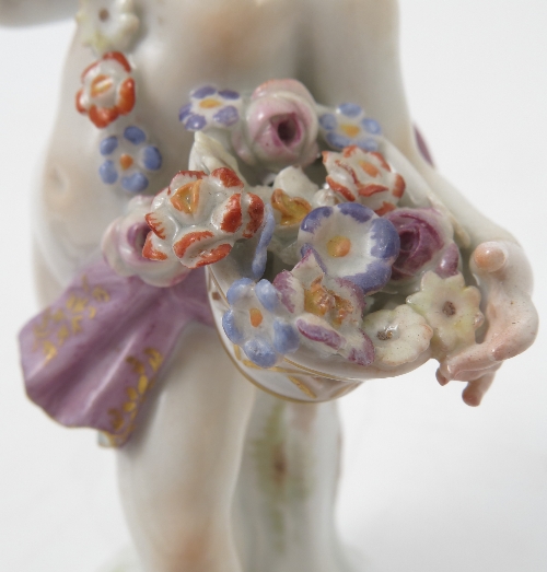 A 20th century Meissen figure, emblematic of a season, - Image 9 of 14