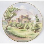 A Royal Worcester cabinet plate,