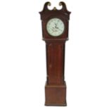 A mahogany cased long case clock,