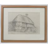 Leslie Augustus Bellin-Carter, three pencil drawings, Bignor Sussex, 8.