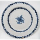 A Delft tin glazed earthenware charger,