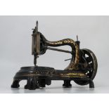 A Victorian Shepherd, Rothwell & Hough Eclipse sewing machine,
