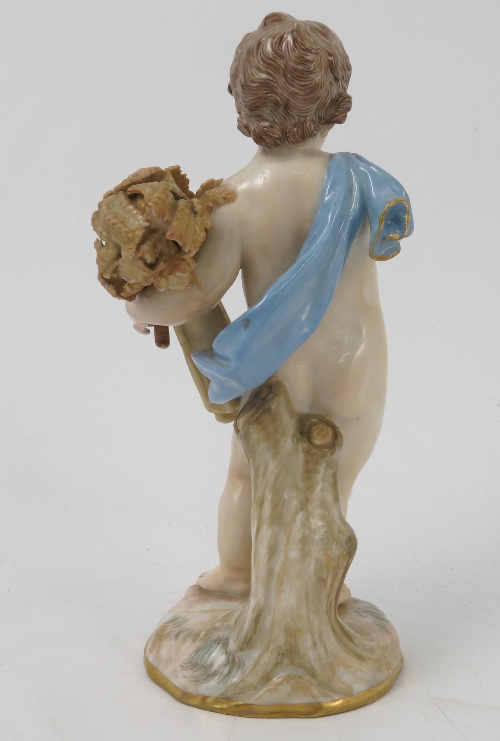 A 20th century Meissen figure, emblematic of a season, - Image 3 of 14