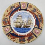 A Royal Worcester limited edition collectors plate, from the Nelson Collection, Battle of Trafalgar,