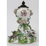 A 19th century Continental porcelain pot pourri,