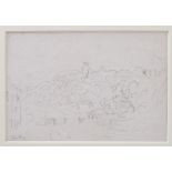 David Cox, pencil drawing, Dudley, 6ins x 8.