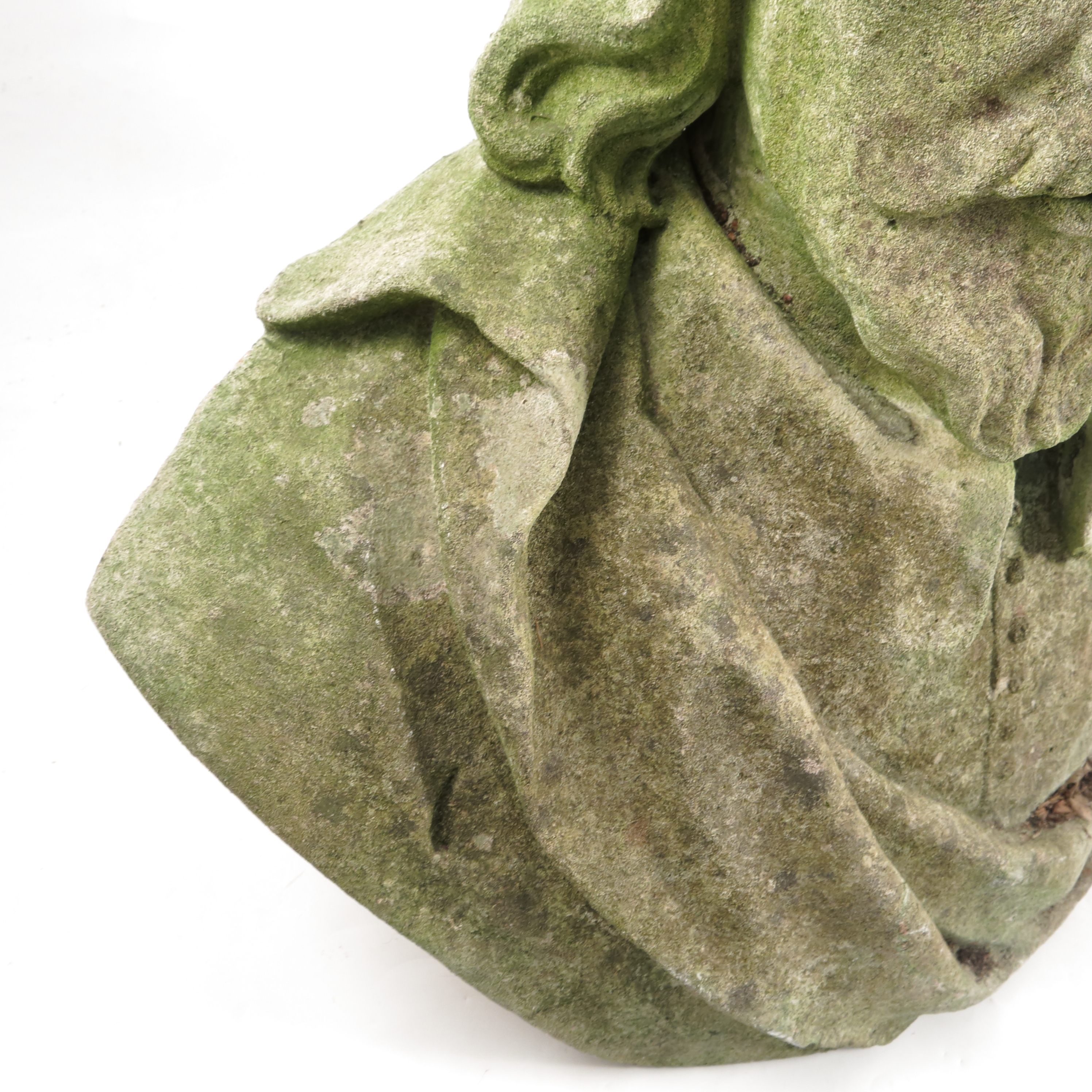 An 18th century Portland Stone bust, probably of Inigo Jones, - Image 4 of 18