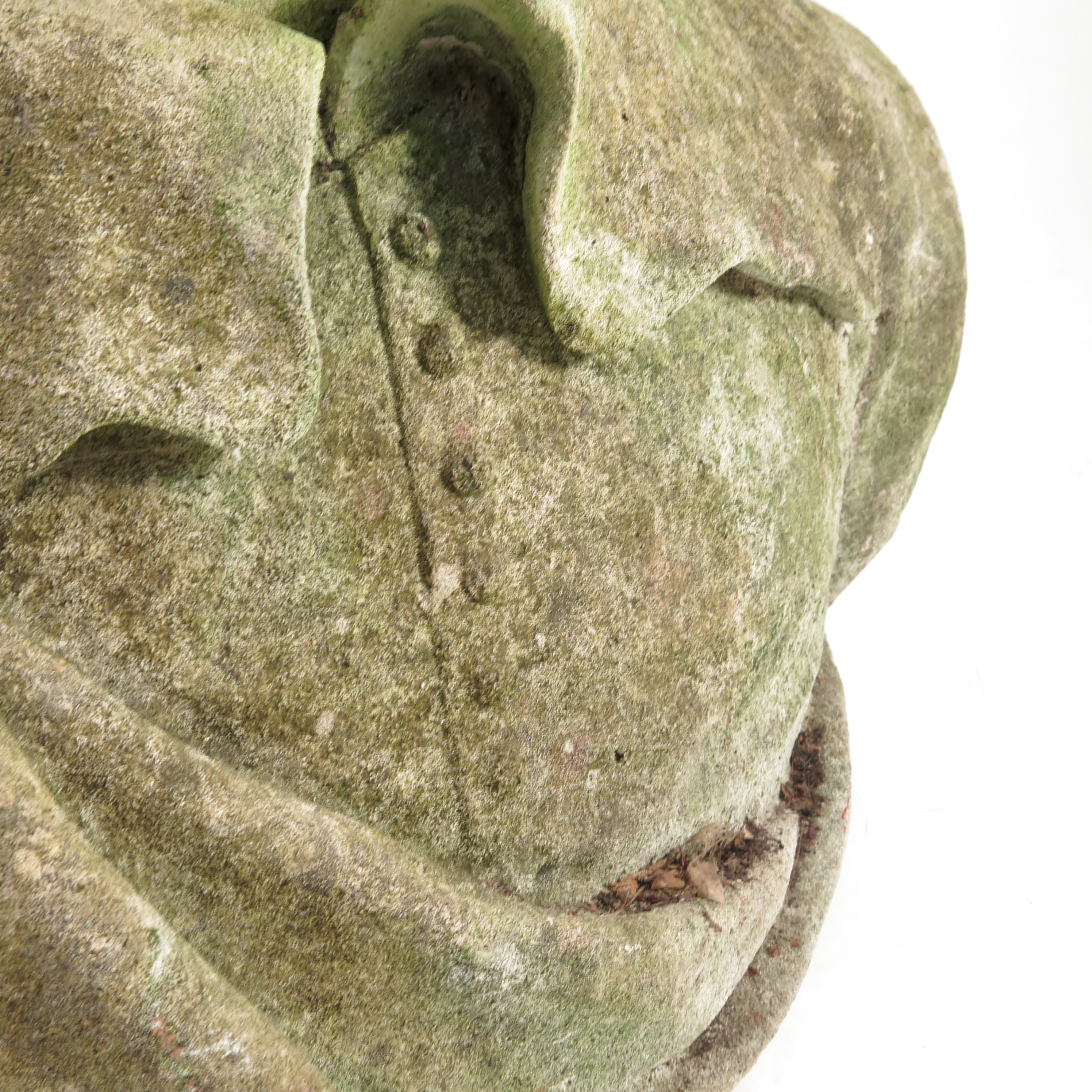 An 18th century Portland Stone bust, probably of Inigo Jones, - Image 7 of 18