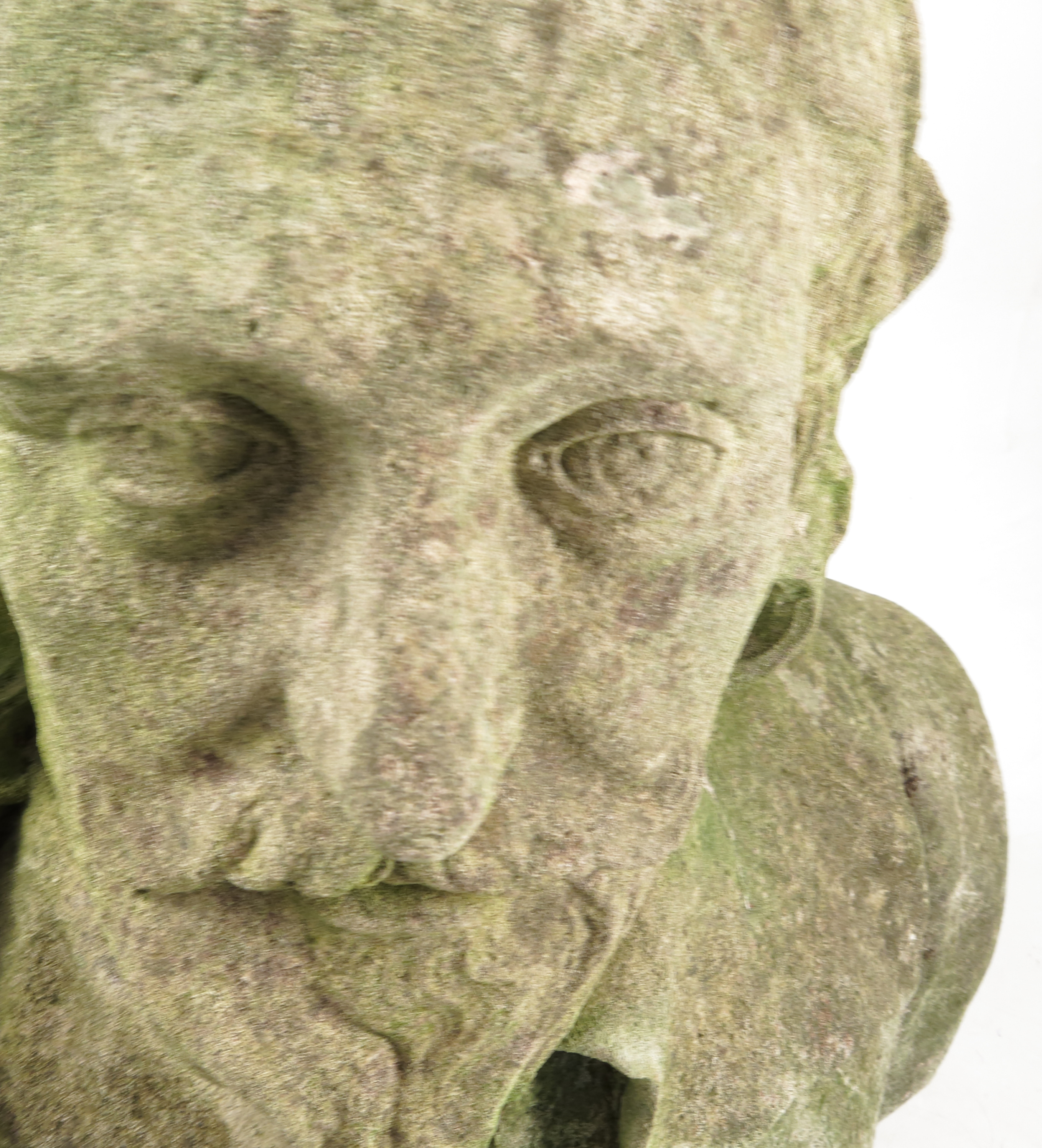 An 18th century Portland Stone bust, probably of Inigo Jones, - Image 5 of 18