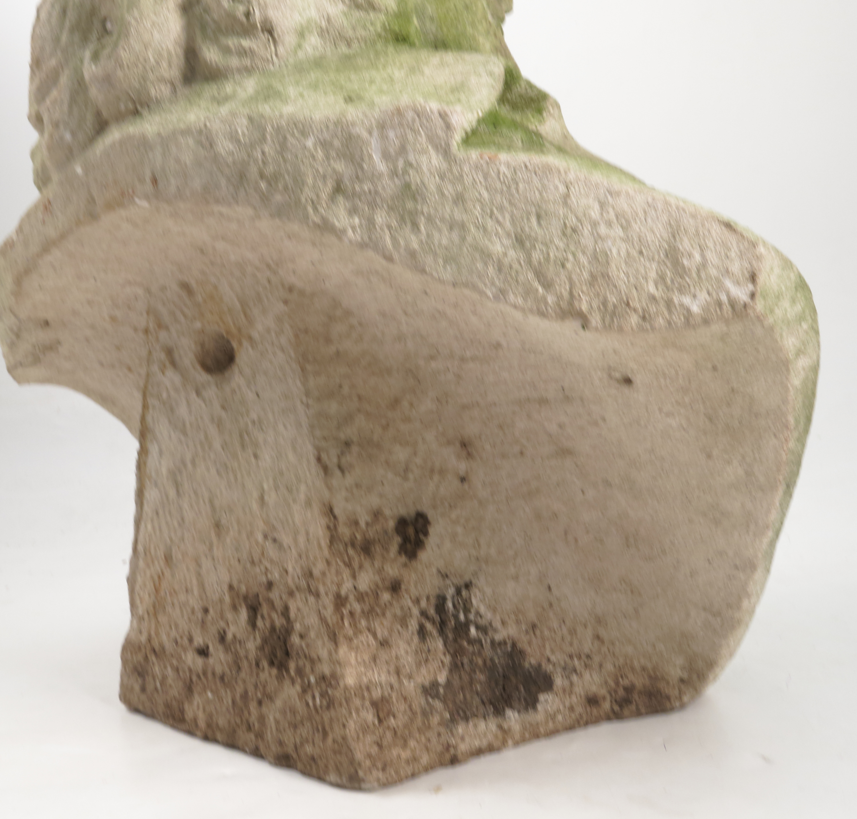 An 18th century Portland Stone bust, probably of Inigo Jones, - Image 10 of 18